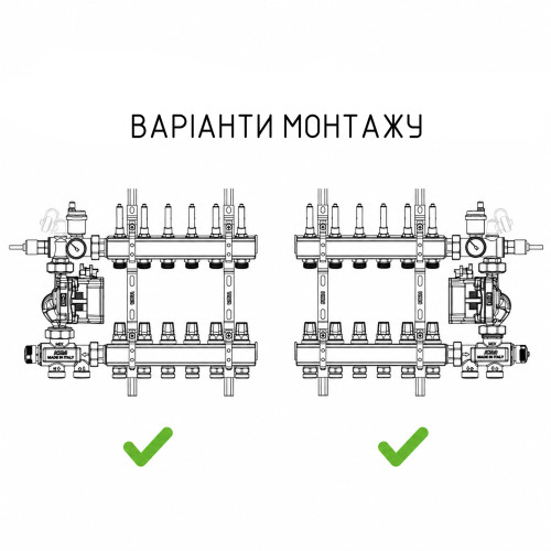 Смесительная группа Icma без насоса №M061
