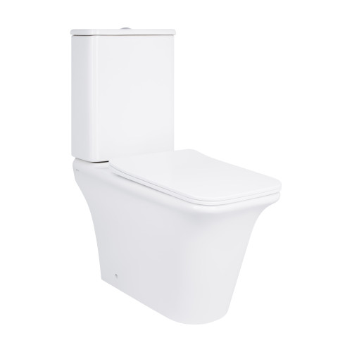 Унітаз-компакт Qtap Kalao безободковий з сидінням Soft-close QT08221213AW