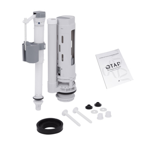 Унітаз-компакт Qtap Kalao безободковий з сидінням Soft-close QT08221213AW
