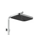 Душова система для кабіни Qtap Capricorn на три споживачі (з виливом) 53103KNC Chrome