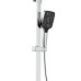 Душова система для кабіни Qtap Capricorn на три споживачі (з виливом) 53103KNC Chrome