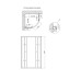 Душова кабіна Lidz Latwa SC80x80.SAT.MID.GR, скло тоноване 4 мм без піддону