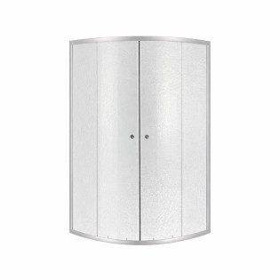 Душова кабіна Lidz Latwa SC90x90.SAT.MID.FR, скло Frost 4 мм без піддону