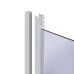 Душова кабіна Lidz Latwa SC90x90.SAT.LOW.GR, скло тоноване 4 мм без піддону