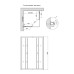 Душова кабіна Lidz Wawel SC90x90.SAT.LOW.GR, скло тоноване 4 мм без піддону