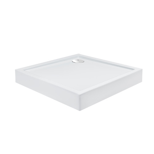 Набір Qtap душова кабіна Capricorn CRM1099SC6 Clear 2020x900x900 мм + піддон Tern 309912C 90x90x12 см із сифоном