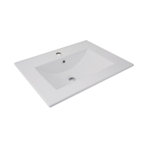 Раковина Qtap Albatross 620х460х180 White без донного клапана QT01113060CW1