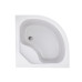 Lidz Latwa SC90x90.SAT.HIGH.FR Душова кабіна напівкругла, скло Frost 4 мм + Lidz Душовий піддон KAPIELKA ST90x90x41, з панеллю