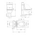 Унітаз-компакт Qtap Scorpio безободковий Ultra Quiet з сидінням Soft-close QT14226088AW