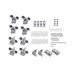 Душова кабіна Lidz Latwa SC90x90.SAT.LOW.FR, скло Frost 4 мм + Lidz Душовий піддон KAPIELKA ST90x90x14