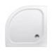 Душова кабіна Lidz Latwa SC90x90.SAT.LOW.FR, скло Frost 4 мм + Lidz Душовий піддон KAPIELKA ST90x90x14