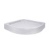 Душова кабіна Lidz Latwa SC80x80.SAT.LOW.FR, скло Frost 4 мм + Lidz Душовий піддон KAPIELKA ST80x80x14