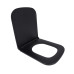 Сидіння для унітазу Qtap Tern 420х340х35 мм, Matt Black, з мікроліфтом, Slim Duroplast, Quick Release QT99HY2322MB