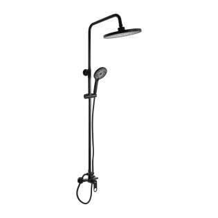 Душова система для душу Qtap Jay QTJAY110BLM45550 Black Matt