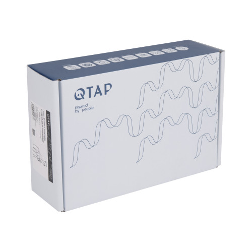 Набір для гігієнічного душу Qtap Swan Cascada прямокутний QTSWA262CRM45567 Chrome