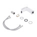 Змішувач для раковини Qtap Swan Cascada QTSWA270CRW45568 Chrome/White