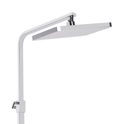 Душова система універсальна Qtap Swan Cascada на три споживачі (з виливом) QTSWA111CRW45570 Chrome/White