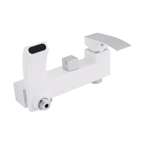 Душова система універсальна Qtap Swan Cascada на три споживачі (з виливом) QTSWA111CRW45570 Chrome/White