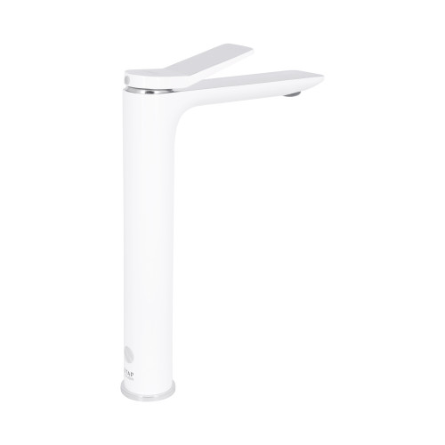 Змішувач для раковини Qtap Presto високий QTPRE269CRW45577 Chrome/White