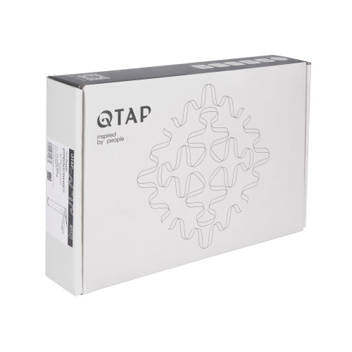 Змішувач для раковини Qtap Presto високий QTPRE269CRW45577 Chrome/White