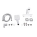 Змішувач для ванни Qtap Presto (з душовим гарнітуром) QTPRE259CRW45579 Chrome/White