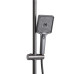 Душева система універсальна Qtap Presto на три споживачі (з виливом) QTPRE111GRP45585 Gunmetal Black