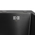 Мийка для кухні інтегрована Lidz Handmade H6350BL крило зліва (LDH6350BRUL45589) Brushed Black PVD 3,0/1,0 мм