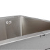 Мийка для кухні інтегрована Lidz Handmade H7849L крило зліва (LDH7849BRUL45592) Brushed Steel 3,0/1,0 мм