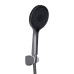 Змішувач для ванни Qtap Vlasta New (з душовим гарнітуром) QTVLA259GMB45643 Gunmetal Black PVD