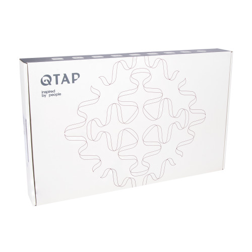 Змішувач для кухні Qtap Vlasta New з гнучким виливом із підключенням для питної води QTVLA364GMB45649 Gunmetal Black PVD