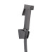 Змішувач для раковини Qtap Gemini (з гігієнічним душем) QTGEM272GMB45692 Gunmetal Black PVD