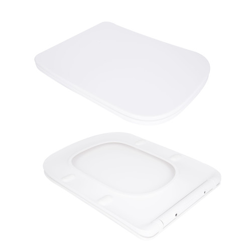 Унітаз для підлоги Qtap Tern Ultra Quiet безободковий з сидінням Soft-Close QT17226003AW White