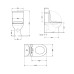 Унітаз-компакт Qtap Robin Ultra Quiet безободковий з сидінням Soft-close QT13226089AW