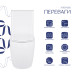 Унітаз-компакт Qtap Robin Ultra Quiet безободковий з сидінням Soft-close QT13226089AW