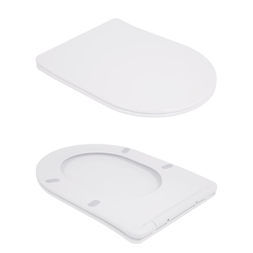 Унітаз-компакт Qtap Robin Ultra Quiet безободковий з сидінням Soft-close QT13226089AW