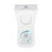 Унітаз-компакт Qtap Cardinal Ultra Quiet безободковий з сидінням Soft-close QT04222168AUQ3W