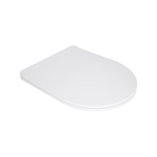 Сидіння для унітазу Qtap (Jay 490, Swan 490) з мікроліфтом Slim QT99SC6106W
