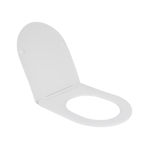 Сидіння для унітазу Qtap (Jay 490, Swan 490) з мікроліфтом Slim QT99SC6106W