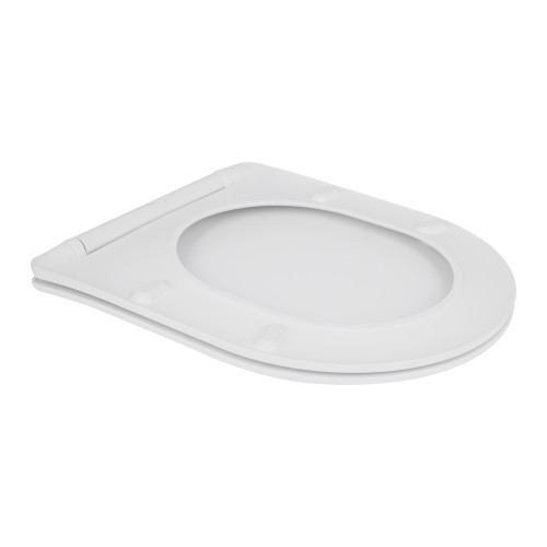 Сидіння для унітазу Qtap (Jay 490, Swan 490) з мікроліфтом Slim QT99SC6106W