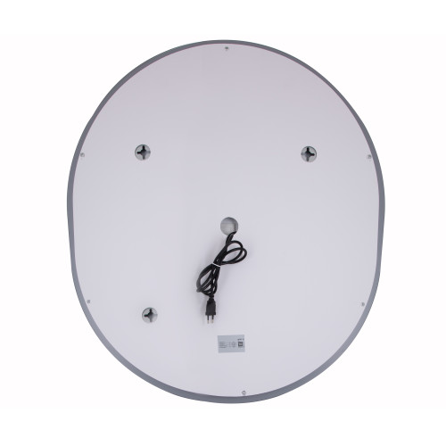 Дзеркало Qtap Gemini 800х700 з LED-підсвічуванням Touch, з антизапотіванням, з диммером, рег. темп. кольори (3000-6500K) QT2578R8070