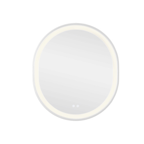 Дзеркало Qtap Gemini 800х700 з LED-підсвічуванням Touch, з антизапотіванням, з диммером, рег. темп. кольори (3000-6500K) QT2578R8071W
