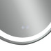 Дзеркало Qtap Gemini 800х700 з LED-підсвічуванням Touch, з антизапотіванням, з диммером, рег. темп. кольори (3000-6500K) QT2578R8072B
