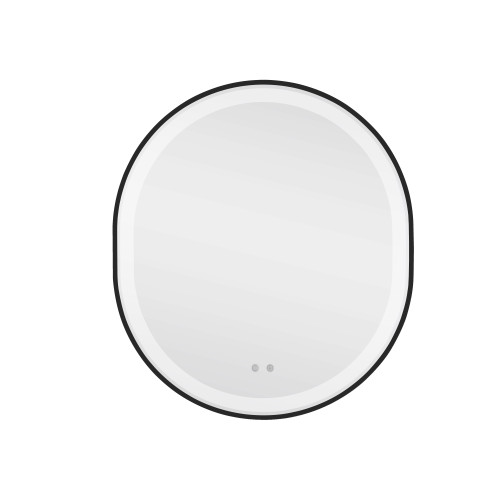 Дзеркало Qtap Gemini 800х700 з LED-підсвічуванням Touch, з антизапотіванням, з диммером, рег. темп. кольори (3000-6500K) QT2578R8072B