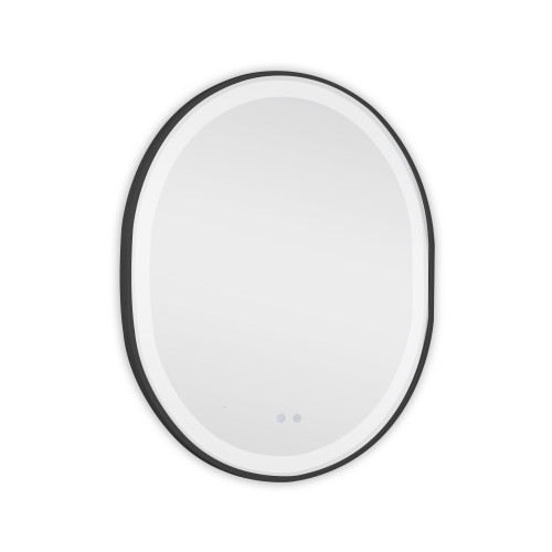 Дзеркало Qtap Gemini 800х700 з LED-підсвічуванням Touch, з антизапотіванням, з диммером, рег. темп. кольори (3000-6500K) QT2578R8072B