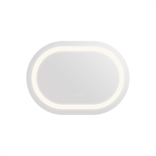Дзеркало Qtap Gemini 650х900 з LED-підсвічуванням Touch, з антизапотіванням, з диммером, рег. темп. кольори (3000-6500K) QT2578R6590