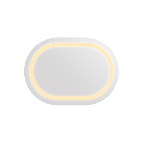Дзеркало Qtap Gemini 600х800 з LED-підсвічуванням Touch, з антизапотіванням, з диммером, рег. темп. кольори (3000-6500K) QT2578R6080