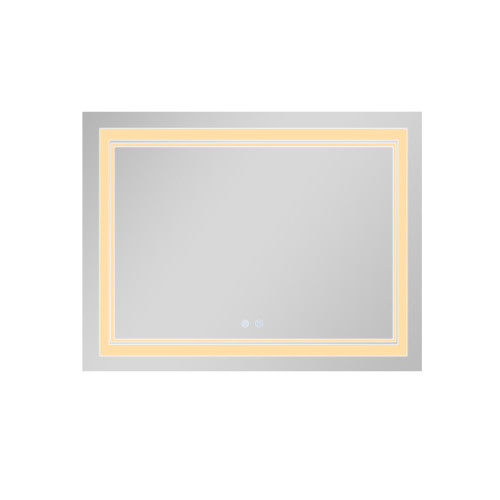 Дзеркало Qtap Cardinal (CA1) 1000х800 з LED-підсвічуванням Touch, з антизапотіванням, з диммером, рег. темп. кольори (3000-6500K) QT0478C10080
