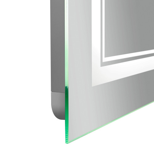 Дзеркало Qtap Cardinal (CA1) 1000х800 з LED-підсвічуванням Touch, з антизапотіванням, з диммером, рег. темп. кольори (3000-6500K) QT0478C10080