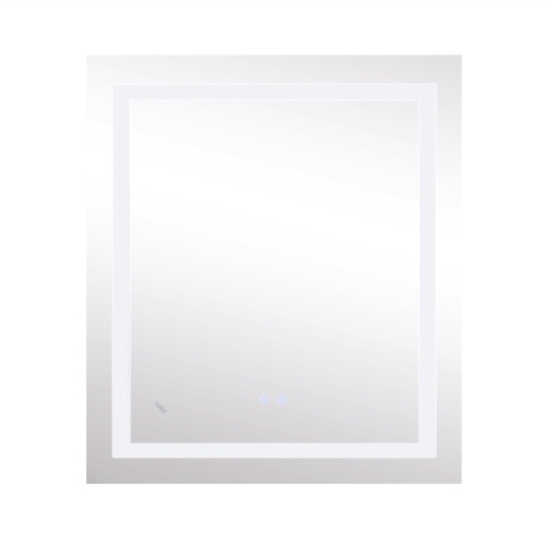 Дзеркало Lidz Kubis 700х800 з LED-підсвічуванням Touch, з антизапітнінням, з диммером, рег. яскравості LD78LF9048070