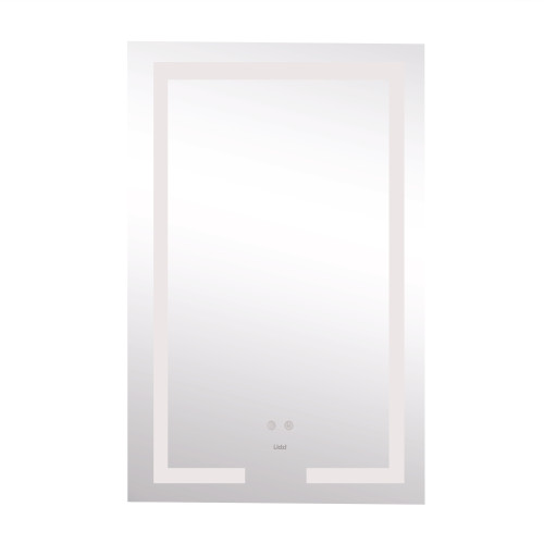 Дзеркало Lidz Kubis 500х800 з LED-підсвічуванням Touch, з антизапотіванням, з диммером, рег. яскравості LD78LF9365080